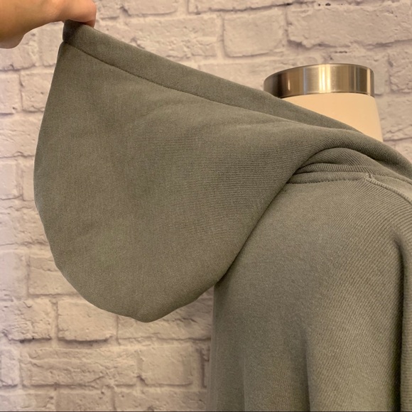 NWT Avocado Brand Paz Hoodie in Olive Green - Picture 6 of 9